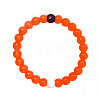 Yin-yang Style Silicone Round Beaded Bracelets for Women Men FS-WG639CC-25-2