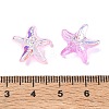 Ocean Theme Electroplate Transparent Glass Beads GL-CBA9C2A-01C-3
