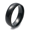 Ion Plating(IP) 304 Stainless Steel Flat Plain Band Rings STAS-I160-A-21mm-B-1