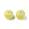 Opaque Striped Acrylic Beads LS-MACR-S373-27A-06-2
