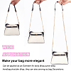 3Pcs 3 Style PU Leather Curb Chain Bag Straps FIND-WR0010-42B-3