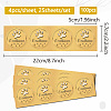 Self Adhesive Gold Foil Embossed Stickers DIY-WH0575-014-2