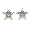 Alloy Enamel Chandelier Component Links AL-CBA8479-12KCG-03-1