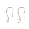 925 Sterling Silver Hoop Earrings Findings STER-B004-14P-1