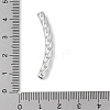 304 Stainless Steel Curved Tube Beads STAS-M071-03F-P-4