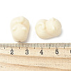 Natural Tagua Beads Jewelry Findings WOOD-V001-02-3
