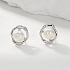 S925 Sterling Silver Nuggets Stud Earrings CC6441-2-1