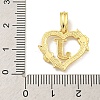 Heart Brass Pendants KK-I714-04G-J-3