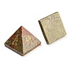 Natural & Synthetic Gemstone Pyramid Healing Figurines G-A091-01-3