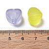Frosted Transparent Acrylic Beads X-OACR-A032-30-3