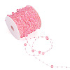 Acrylic Round Beaded Link Chains DIY-MB0007-001E-2