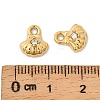 304 Stainless Steel with Crystal Rhinestone Charms STAS-G358-05G-04-3