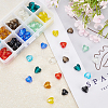 Valentine Gifts for Her Ideas Handmade Silver Foil Glass Beads FOIL-OC0001-01-5