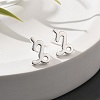 S925 Sterling Silver Stud Earrings EJEW-K303-01S-10-3