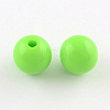 Round Opaque Acrylic Beads SACR-R865-18mm-M-2
