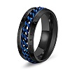 Viking Rune Titanium Steel Rotatable Finger Ring for Men PW-WG428D7-08-1