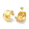 304 Stainless Steel Stud Earrings for Women EJEW-G364-03G-2