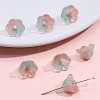 10Pcs Gradient Color Transparent Glass Imitation Jade Beads PW-WG464DA-19-1