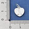 925 Sterling Silver Heart with Capital Letter Charms STER-S009-13N-S-3