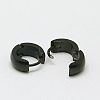 Personalized Unisex 304 Stainless Steel Huggie Hoop Earrings EJEW-G120-38D-2