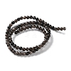 Natural Silver Obsidian Beads Strands G-S150-20A-4mm-3