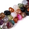 Natural Agate Beads Strands G-T142-66-4