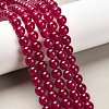 Natural & Dyed Malaysia Jade Bead Strands G-A146-8mm-A15-1