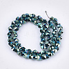 Electroplate Glass Beads Strands EGLA-S179-03A-A05-2