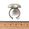 Brass Cuff Rings for Women RJEW-Q008-07B-P-3