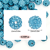 120Pcs Pave Disco Ball Beads RB-SC0004-84B-2