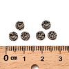 Brass Rhinestone Spacer Beads RB-A014-L5mm-01B-2