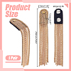 2Pcs Iron Tassel Chain Shoulder Epaulettes DIY-HY0003-58G-2