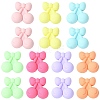28Pcs 7 Colors Cherry Food Grade Eco-Friendly Silicone Focal Beads SIL-CJ0003-19-1