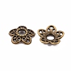 Tibetan Style Alloy Bead Caps LS-K0P34071-3