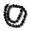 Natural Silver Obsidian Beads Strands G-Z119-A11-03-4