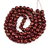 Baking Paint Glass Beads X1-DGLA-N010-10mm-07-2