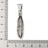 316 Surgical Stainless Steel Pendants STAS-E212-43AS-3