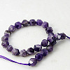 Natural Amethyst Beads Strands G-G100-8mm-1-2