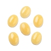 Natural Yellow Jade Cabochons G-G145-01B-53-1