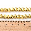 Electroplate Glass Beads Strands EGLA-H109-12F-01-4