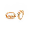 Brass Hollow Finger Rings for Women RJEW-S048-001-NF-3