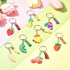 DIY Fruit Acrylic Keychain Making Kits DIY-FS0006-80-10