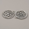 Tibetan Style Zinc Alloy Pendants TIBEP-WH0001-03AS-1