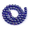 Electroplate Transparent Glass Beads Strands LS-GLAA-T032-T4mm-AB15-8