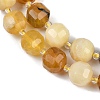 Natural Yellow Opal Beads Strands G-B125-O06-01-4