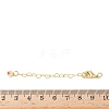 Paw Print Brass Enamel Chain Extender KK-B148-05G-02-3