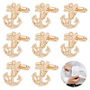 4 Pairs Alloy Cufflinks FIND-CA0011-40KCG-1