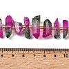 Electroplated Natural Quartz Crystal Beads Strands G-F800-D09-4