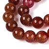 Dyed Natural Agate Beads Strands G-Q606-45A-05-4