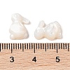 Natural White Shell Carved Cabochons SSHEL-C012-18-3
